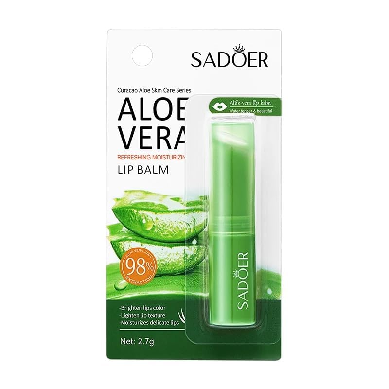 Sadoer 98% Aloe Vera Lip Balm - Hydrating & Moisturizing