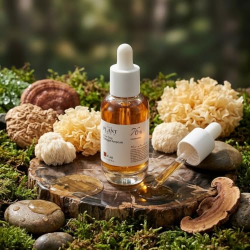 Korean Collagen Serum with 76.5% Mushroom Extract - Anti-Aging & Firming