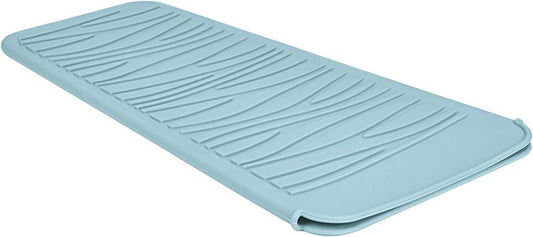 Silicone Heat Resistant Mat for Hair Styling Tools - Grey Flat Pouch | 11 x 5.3 Inches, 480°F
