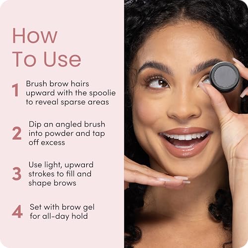 Billion Dollar Brows Eyebrow Powder in Taupe - Velvet Brow Filler