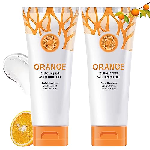 TPTAL Orange Exfoliating Gel Scrub - Deep Cleansing & Moisturizing, 2 Pack