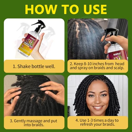 Goiple Passion Fruit Moisturizing Spray for Dull Locs - 8.45 fl oz