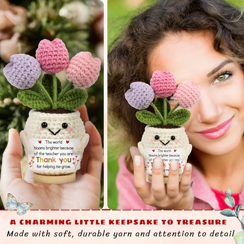 Crochet Flower Doll for Teacher Appreciation - Heartfelt Gift