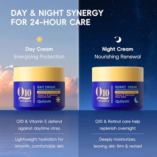 QUIYUM Q10 & Vitamin E 6-Step Skincare Set for All Skin Types
