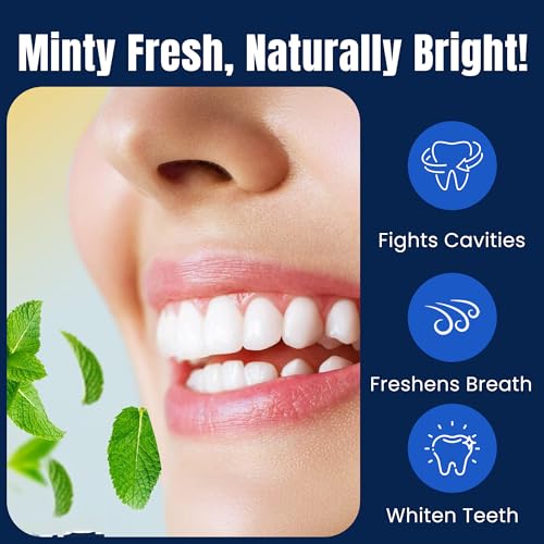 Nutri 11 Natural Whitening Toothpaste - Fluoride-Free Enamel Care