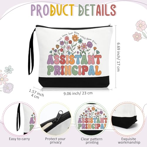 Assistant Principal Gift Set - 3 Pcs Tote Bag, Cosmetic Bag & Keychain