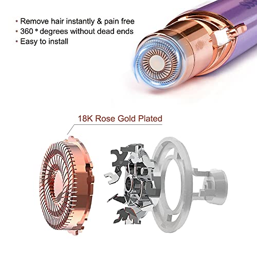 tuokiy Gen 2 Replacement Heads for Flawless Finishing Touch 2-Pack
