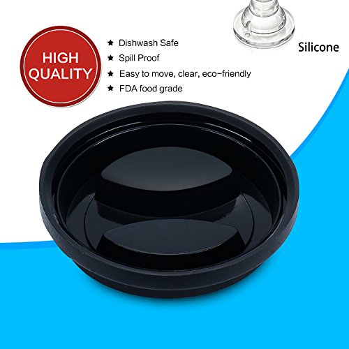 KSENDALO Reusable Silicone Coffee Mug Lids - 7pcs Eco-Friendly Set