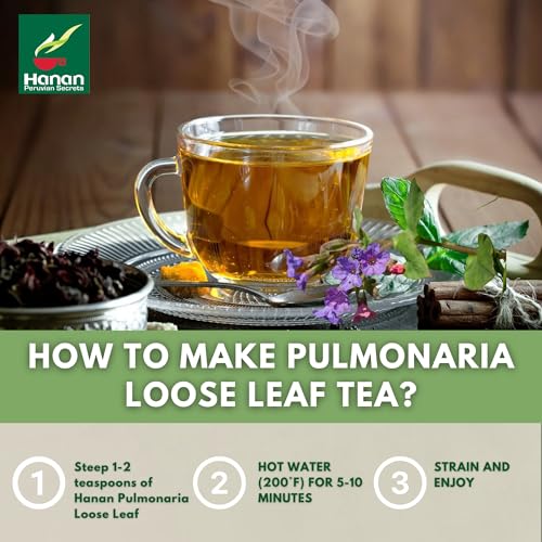 Hanan Lungwort Loose Leaf Tea - Premium Herbal Tea for Respiratory Health