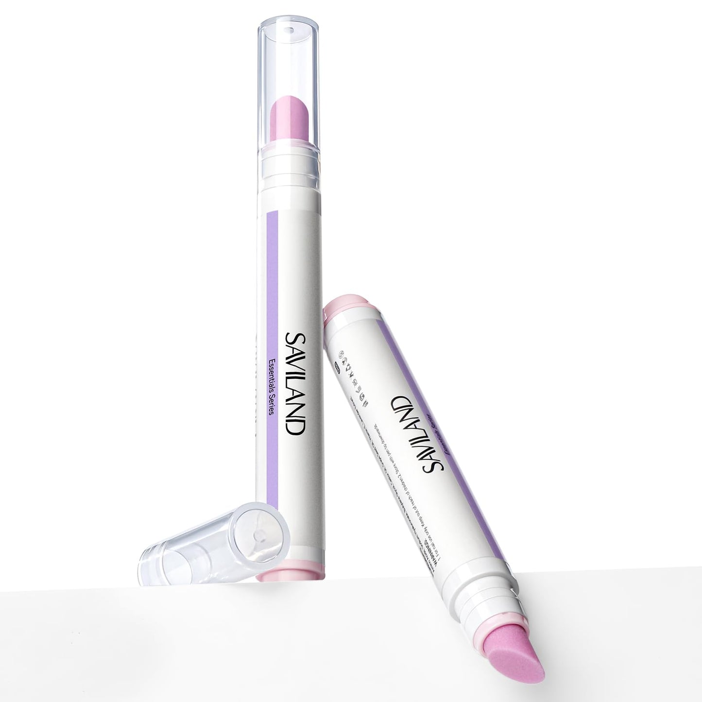 SAVILAND Cuticle Remover Pen: Ceramic Cuticle Pusher & Oil Pen 4.5ml Nail Strengther & Growth Cuticle Oil Nail Care Pen for Hangnails Dry Damaged Nails Moisturize Strengthen Brighten 2PCS
