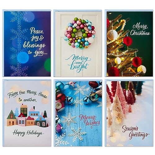 Hallmark Christmas Card Assortment - 36 Mini Cards & Envelopes
