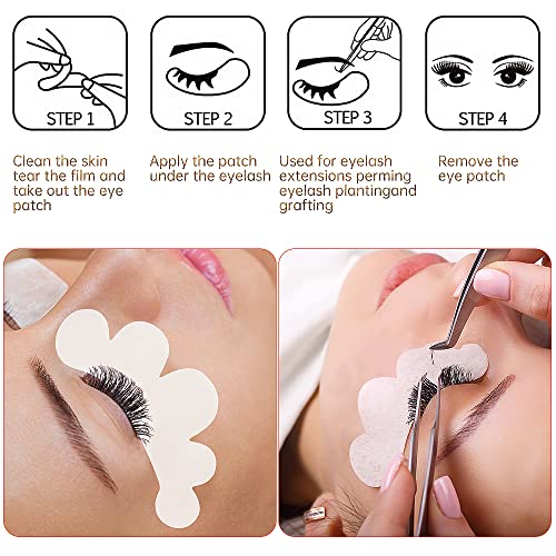 50 Pairs Lint-Free Eye Gel Pads for Eyelash Extensions
