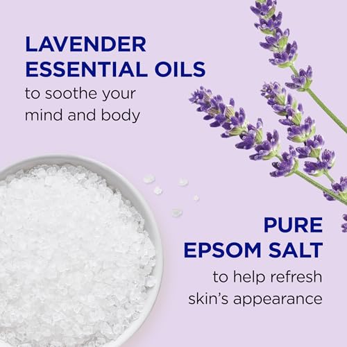 Dr Teal's Soothe & Sleep Lavender Foaming Bath with Epsom Salt, 62.5 fl oz