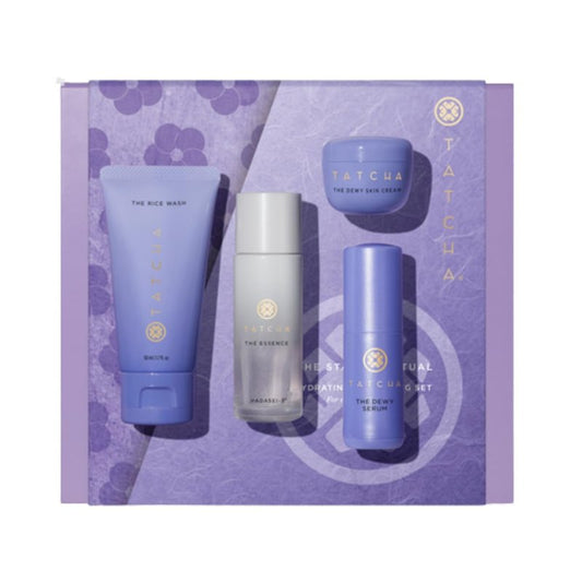 Tatcha The Starter Ritual Set - Ultra Hydrating Skincare for Dry Skin | 2-Week Intro Set