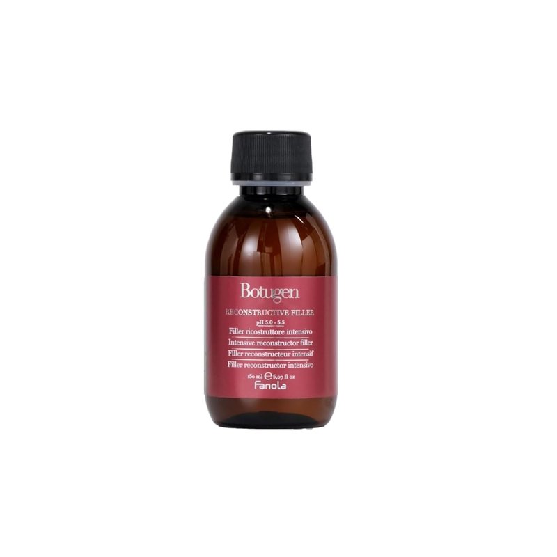 Fanola Botugen Restructuring Filler - Keratin & Hyaluronic Acid Hair Repair Treatment | Sulfate & Paraben-Free, 5 Fl Oz
