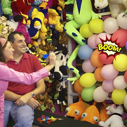 LovesTown 1000 PCS Carnival Darts & Balloons Set for Parties