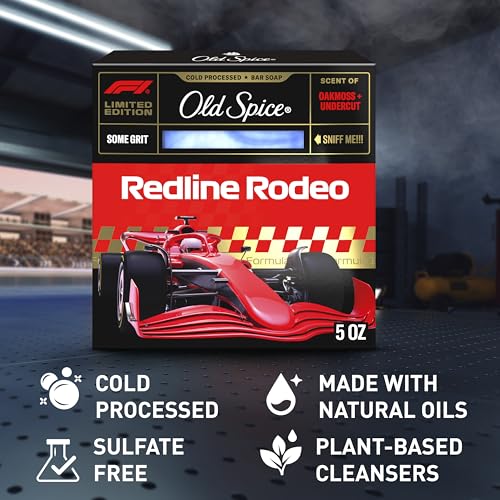 Old Spice F1 Collection Bar Soap for Men, Cold Pressed 5 oz