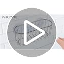 Farberware Kitchen Sink Sponge Holder with Triple Suction Cups