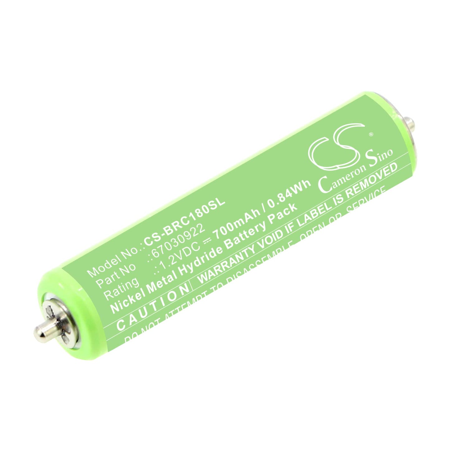 Cameron Sino New 700mAh Replacement Battery for Braun 1000, 10B, 150S-1, 170, 1715, 1735, 1775, 180, 190s, 190S-1, 195S, 195s-1, 197S, 197s-1, 199, 199S, 199s-1, 2000, 20B, 20s, 2615, 2675, 2775