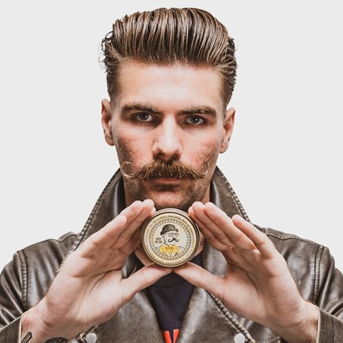 Reuzel Mustache Wax Medium Hold Bourbon Scent 0.06 lb for Grooming Men