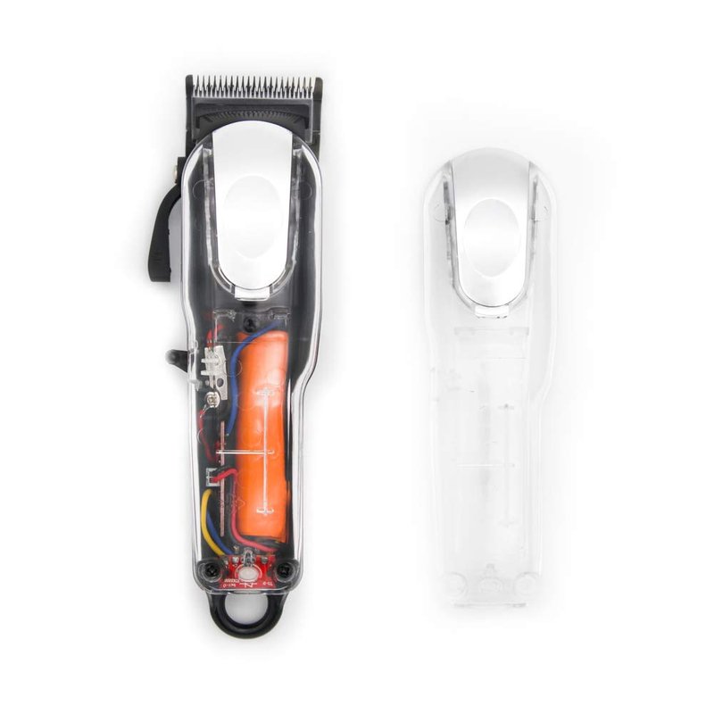 Anrom Hair Clipper Transparent Cover, DIY Replacement Clipper Protective Cover Clear Shell Case for Wahl 5 Star Cordless Magic Clip Clipper # 8148 Silver