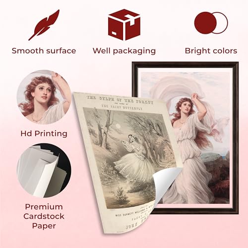 Pink Coquette Wall Collage Kit - 40 Cute Aesthetic Posters