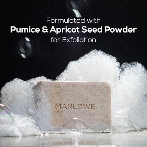 MARLOWE. Exfoliating Body Scrub Soap Bar - Sage + Fir, 7 oz