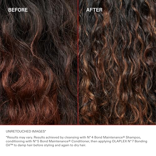 Olaplex N¡Æ.7 Bonding Oil: High Shine | Heat Protectant, Visibly Smooths & Softens Hair, Added Color Vibrancy, Up to 72 Hour Frizz Control | For Coily, Curly, Straight, and Wavy