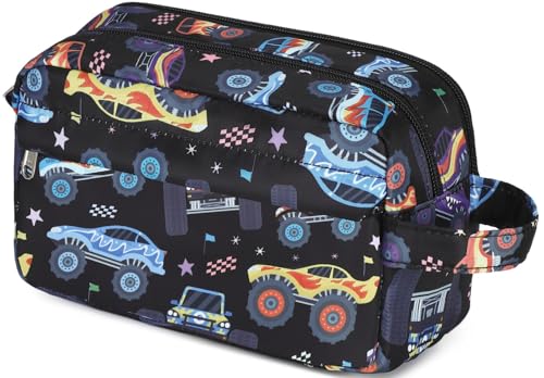 Kids Travel Toiletry Bag - Cute Waterproof Organizer for Boys & Girls