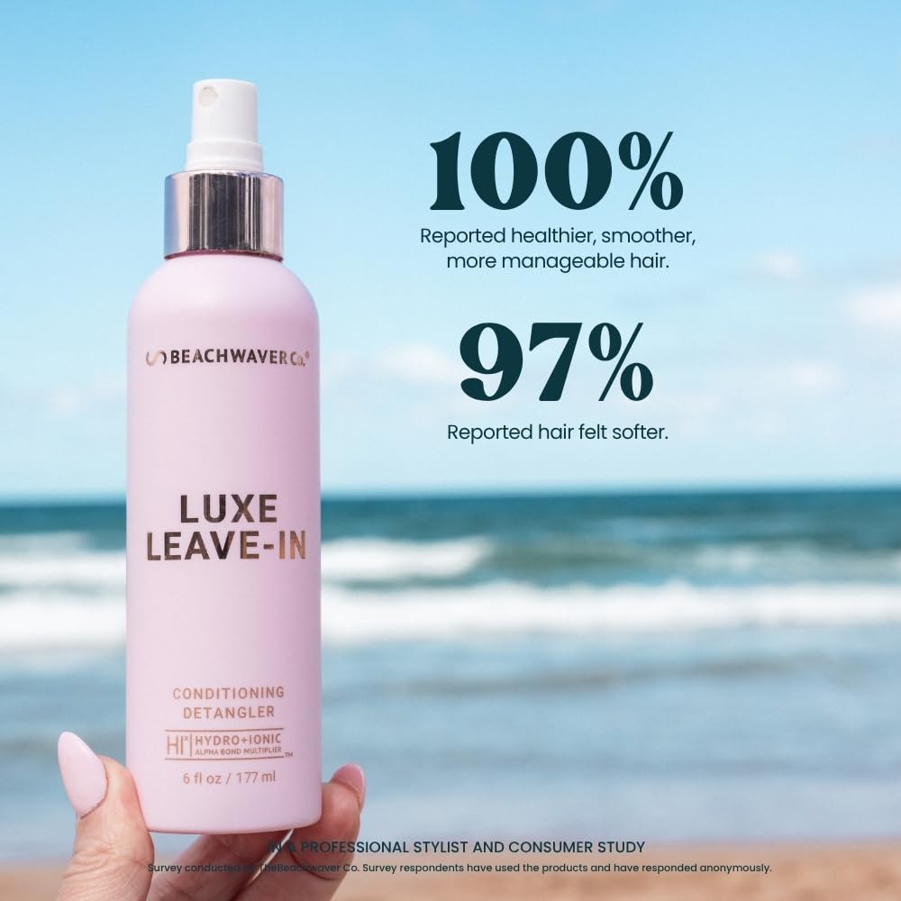 Luxe Leave-In Conditioning Detangler - Hydrate & Smooth Hair | 6 Fl Oz | Bali Beach Night Fragrance