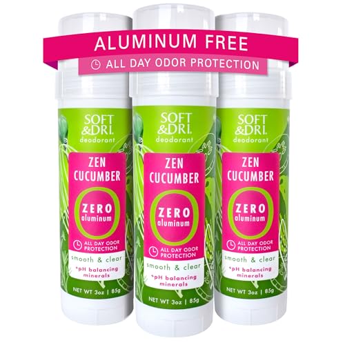 Soft & Dri Zen Cucumber Deodorant Stick 3 oz - 3 Pack