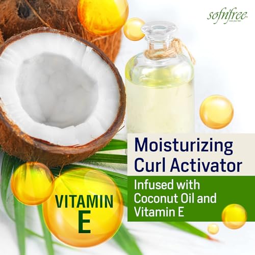 Sofn'free Moisturizer & Curl Activator Lotion 33.81 fl oz Pack of 1 for Natural & Curly Hair