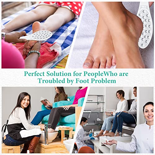 Jutom 4-Piece Stainless Steel Foot File - Double-Sided Callus Remover