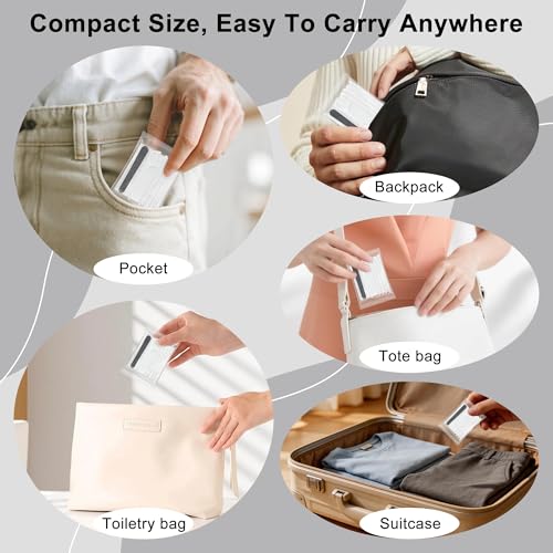 Lomgwumy 50-Pack Individual Vanity Kits for Hotels & Travel