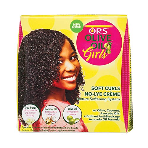 ORS Soft Curls No-Lye Creme Texture Softening Kit with Oils
