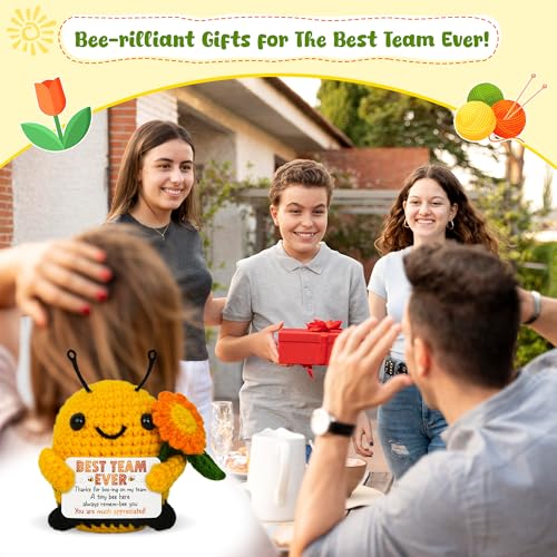 OASSIE Handmade Crochet Bee - Employee Appreciation Gift