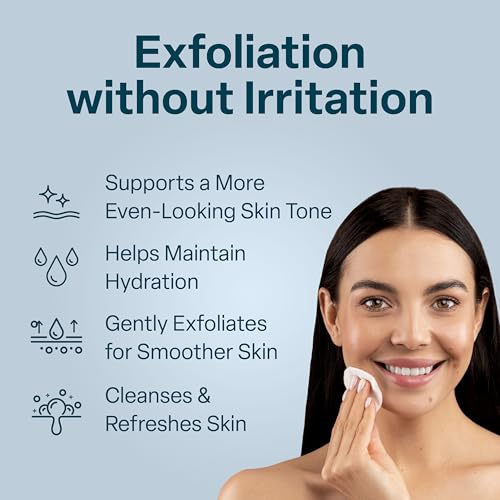 QRxLabs Glycolic Acid Toner 10% AHA Brightening Exfoliant - 6 Fl Oz, Face Toner for Skin Renewal and Glow
