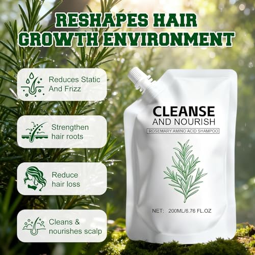 Rosemary Amino Acid Shampoo - Hair Growth for Thinning Hair