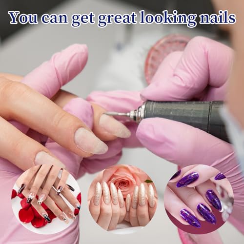 10pcs Nail Drill Bits Set for Manicure & Pedicure - Russian Cuticle & Gel Polishing