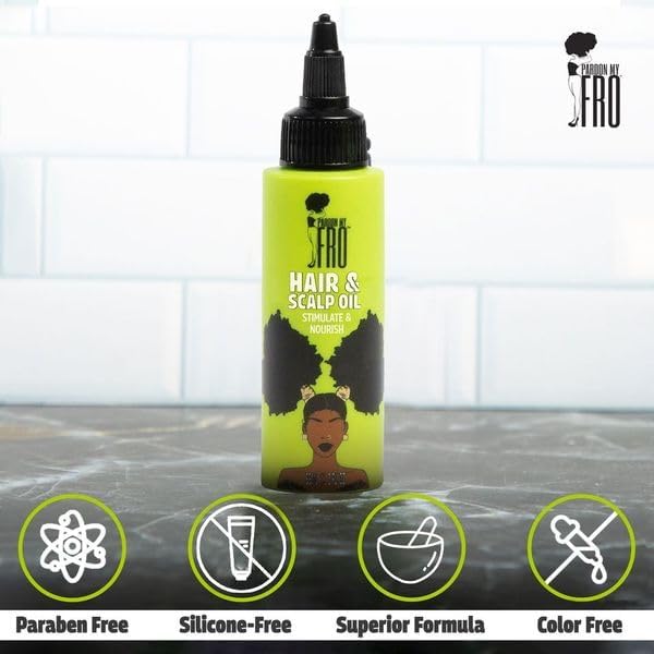 Pardon My Fro Hair & Scalp Oil - Nourishing Hydration for Curly Hair