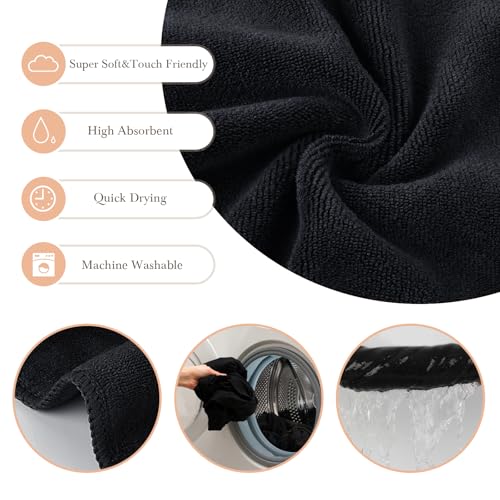SINLAND Microfiber Esthetician Facial Towel with Breathing Slit, 70x50cm