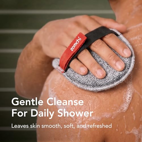 ZOMCHI Large Dual-Texture Exfoliating Body Scrubber - 2 Pack
