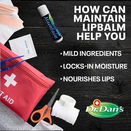 Dr. Dan's Maintain Lip Balm with Vitamin E - Hydrating & Gentle