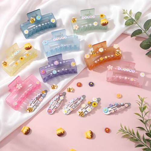 DIY Hair Claw Clip Making Kit - Flower & Cute Aesthetic Craft Set