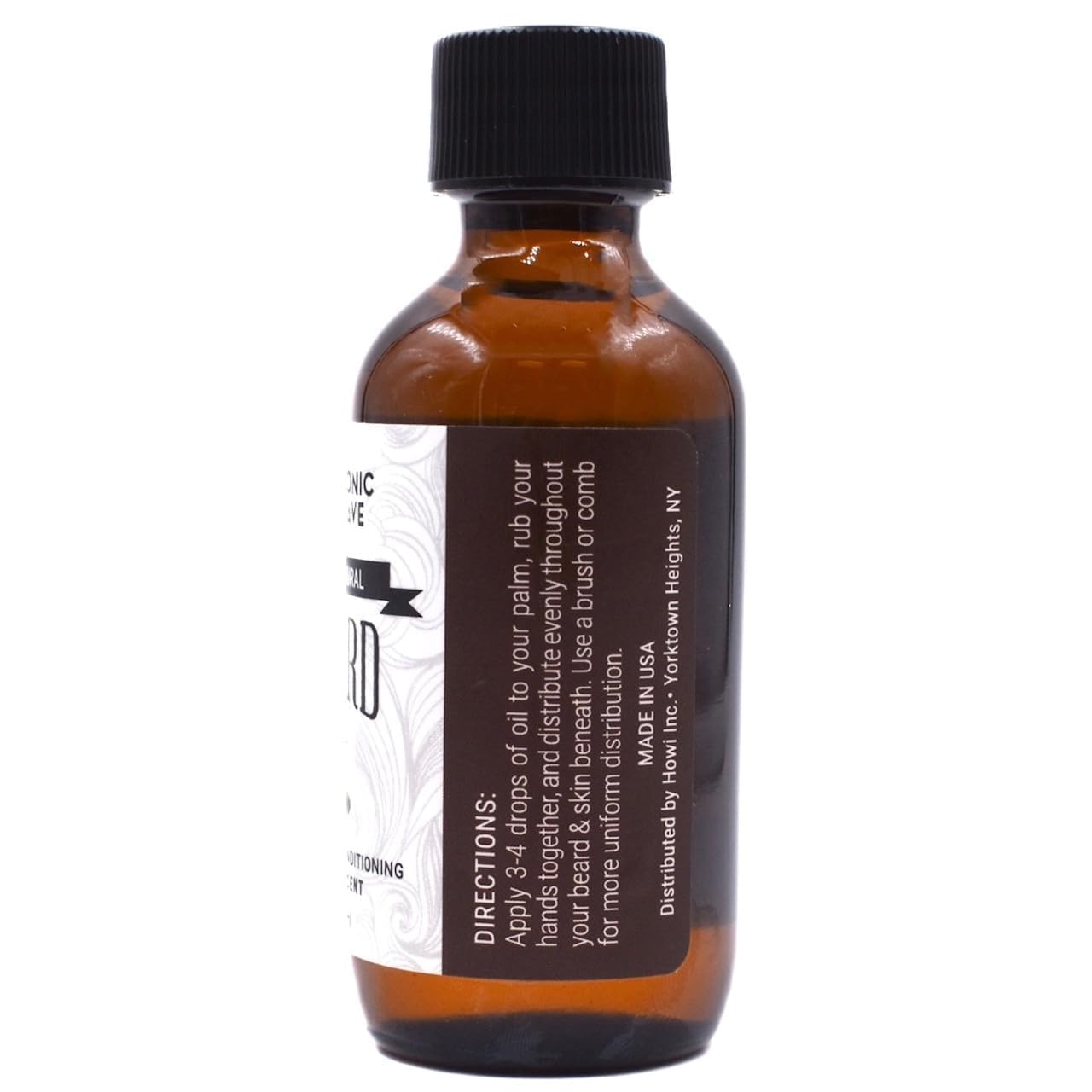 Taconic Shave Premium All Natural Beard Oil - 2 Ounce Bottle - Bay Rum - Conditions and Moisturizes Beard and Skin