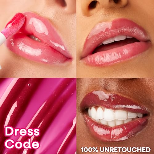 wet n wild Lip Oil - Dress Code, Lightweight Hydrating Tinted Oil (Pack of 2)
