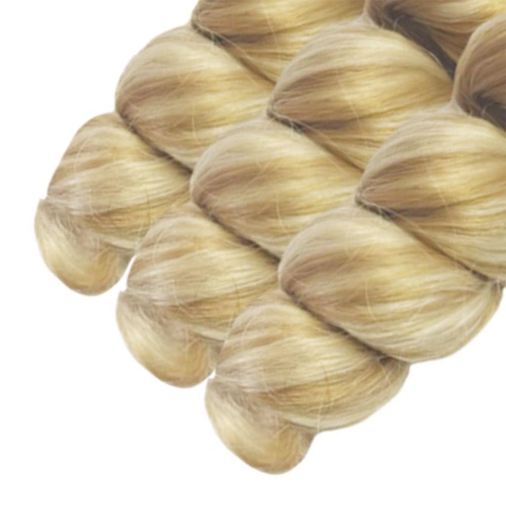 P27/613 Blonde Bundles Human Hair Loose deep wave Bundles 22 22 22 Inch Highlight Honey Blonde Loose Wave Bundle Unprocessed Brazilian Virgin Weave Hair 3 Bundle 50 Gram Per Bundle