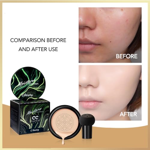 ASCOKA Mushroom Head Air Cushion CC Cream Foundation - 2 Pack Natural Tone