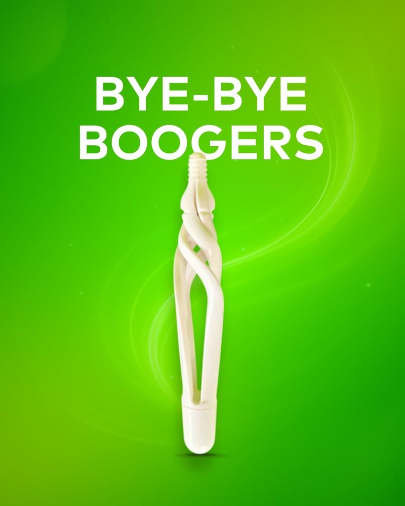 BOOGER BUSTER, Nose Cleaner, Massaging for The Nose, Essential Cleaner, Unique Sensation, Must-Have, White