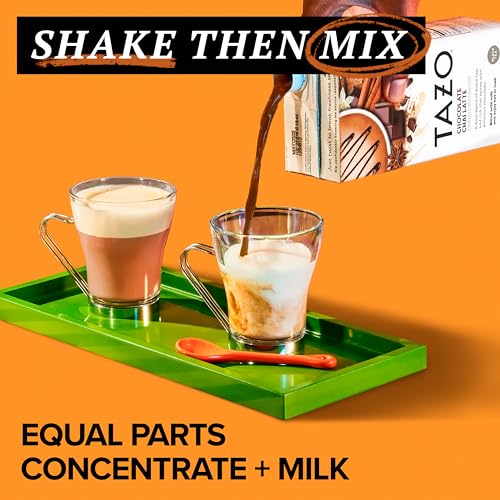 TAZO Chocolate Chai Latte Concentrate, 32 fl oz - Pack of 2